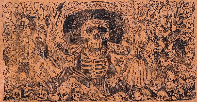 Calavera Oaxaqueña by José Guadalupe Posada, 1903